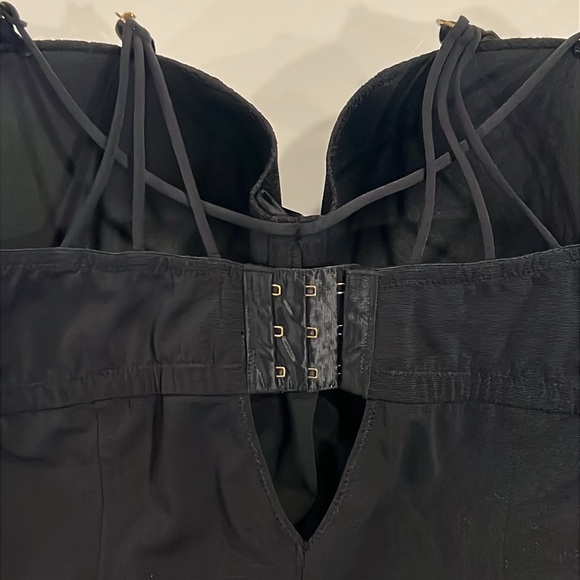 ASHLEY GRAHAM Satin & Lace Bodysuit Lingerie - Picture 9 of 12